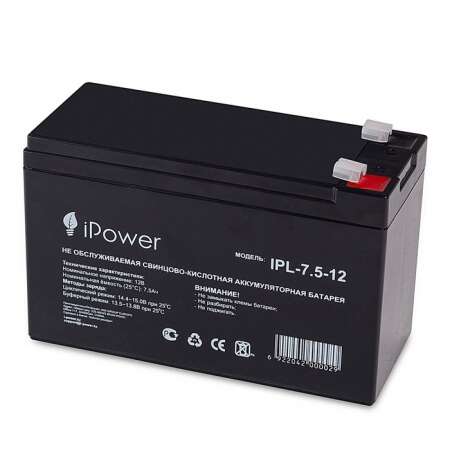 Аккумулятор IPower IPL-7.5-12-0