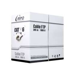 Кабель сетевой FCH-6574 FTP Cat.6 4x2x1/0,57 LSZH 305 м/б RIPO-0