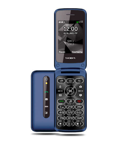 Мобильный телефон teXet TM-408 цвет синий-0